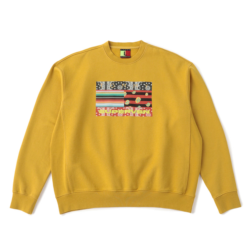 SUPERVSN STUDIOS(スーパーヴィジョンストゥディオス)｜TJ X SUPERVSN CREWNECK PRINT(トミージーンズスーパービジョンクルーネックプリント)｜【公式通販 UNION TOKYO】｜ユニオントーキョー