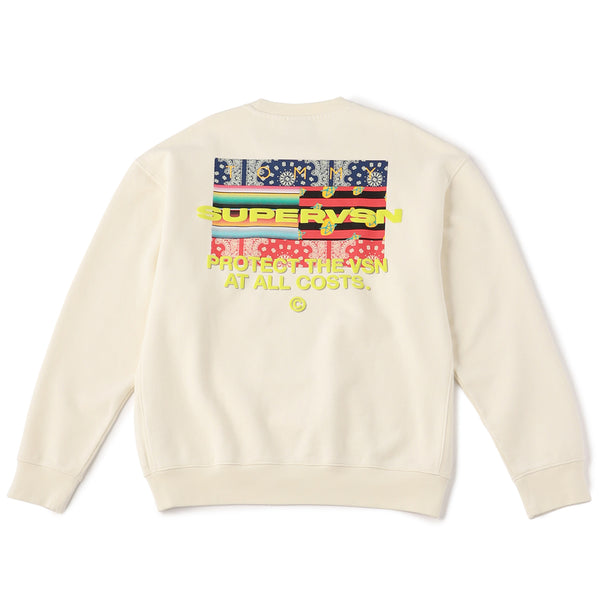 SUPERVSN STUDIOS(スーパーヴィジョンストゥディオス)｜TJ X SUPERVSN CREWNECK FLAG(トミージーンズスーパービジョンクルーネックフラッグ)｜【公式通販 UNION TOKYO】｜ユニオントーキョー