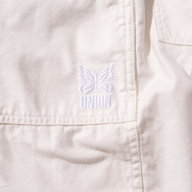 NEEDLES(ニードルズ)｜UNION x NEEDLES H D Pant - White Back Sateen(ユニオンニードルス HDパンツ　ホワイトバクサテン)｜【公式通販 UNIONT TOKYO】｜ユニオントーキョー