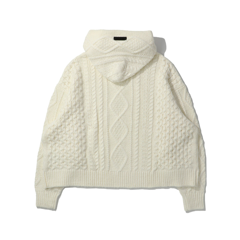 ESSENTIALS(エッセンシャルズ)｜CABLE KNIT HOODIE CORE(ケーブルニットフーディコア)｜【公式通販 UNIONT TOKYO】｜ユニオントーキョー