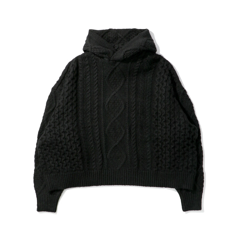 ESSENTIALS(エッセンシャルズ)｜CABLE KNIT HOODIE CORE(ケーブルニットフーディコア)｜【公式通販 UNIONT TOKYO】｜ユニオントーキョー