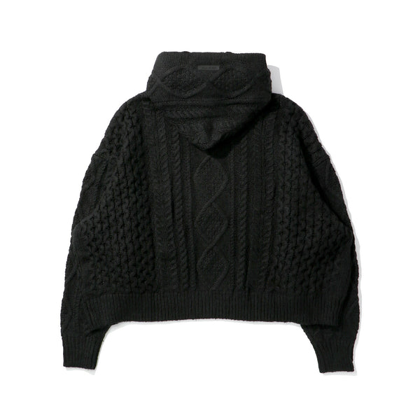 ESSENTIALS(エッセンシャルズ)｜CABLE KNIT HOODIE CORE(ケーブルニットフーディコア)｜【公式通販 UNION TOKYO】｜ユニオントーキョー