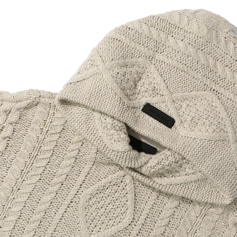 CABLE KNIT HOODIE CORE