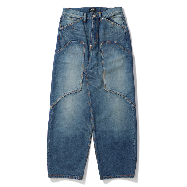 FAF(エフエーエフ)|NEWCOMMUNE Aged Baggy Denim(ニュー FAF(エフエーエフ)|NEWCOMMUNE Aged Baggy Denim(ニュー