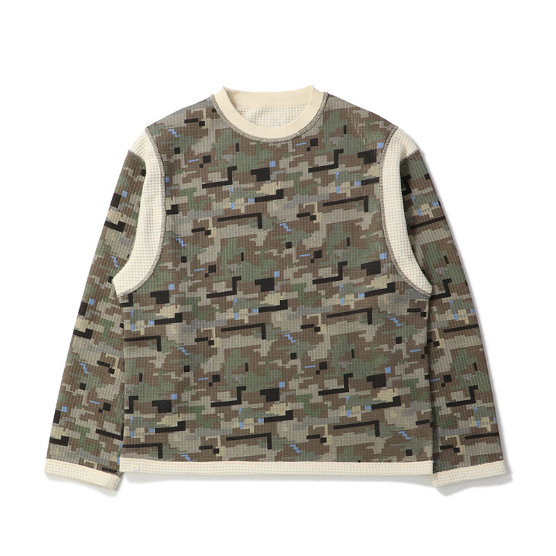 FAF（フェイク アス フラワーズ）/ TOPS（トップス）/ Thermal Reversible LS Pullover商品 / Black