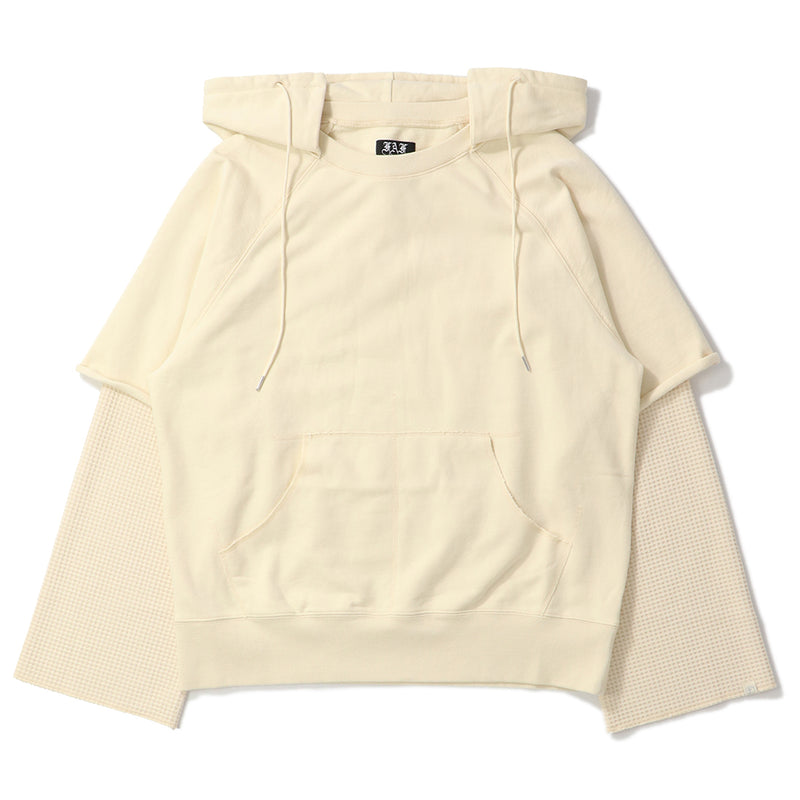 FAF（フェイク アス フラワーズ）/ TOPS（トップス）/ Double Sleeve Hoodie商品 / Ecru