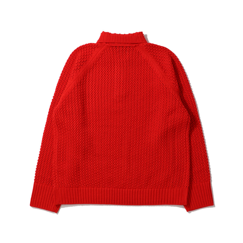 Fake Ass Flowers(フェイクアスフラワーズ)｜Openwork Knit Polo Shirts(オープンワークニットポロシャツ)｜【公式通販 UNIONT TOKYO】｜ユニオントーキョー