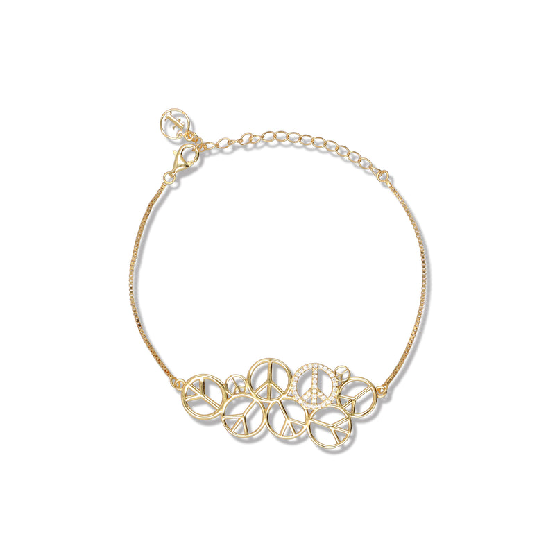 FAF（フェイク アス フラワーズ）/ ACCESSORIES（アクセサリー）/ Peace Bracelet商品 / Silver