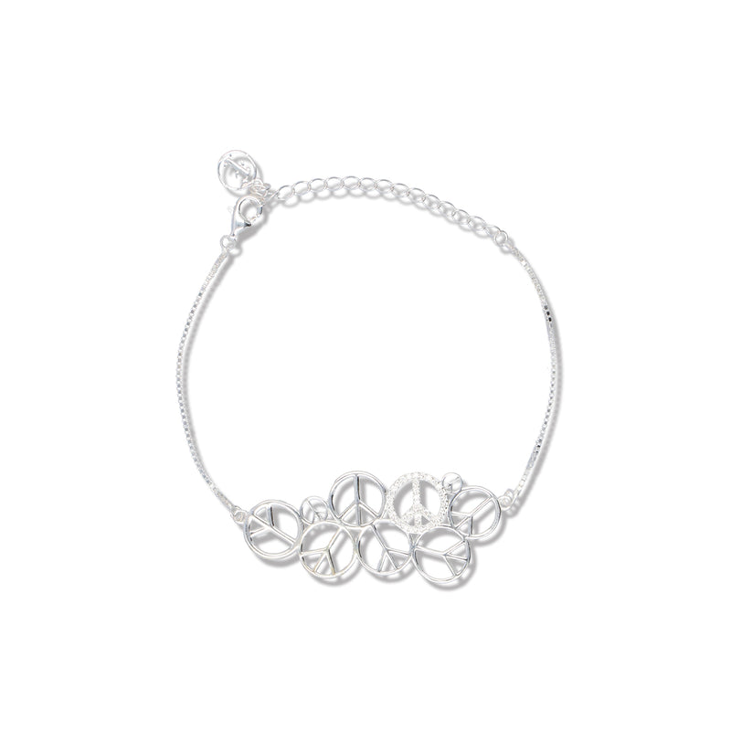 FAF（フェイク アス フラワーズ）/ ACCESSORIES（アクセサリー）/ Peace Bracelet商品 / Silver