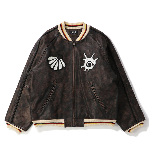 FAF(エフエーエフ)｜Hand Beaded Leather Suka Jacket(ハンドビーデッドレザースカジャケット)｜【公式通販 UNION TOKYO】｜ユニオントーキョー