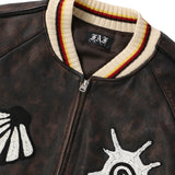 FAF(エフエーエフ)｜Hand Beaded Leather Suka Jacket(ハンドビーデッドレザースカジャケット)｜【公式通販 UNION TOKYO】｜ユニオントーキョー