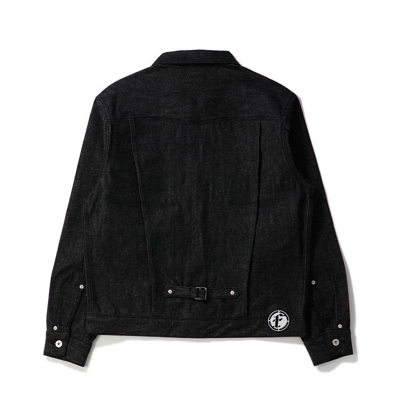 FAF（フェイク アス フラワーズ）/ OUTER（アウター）/ TYPE-2 5 Denim Jacket  Rigid商品 / Black