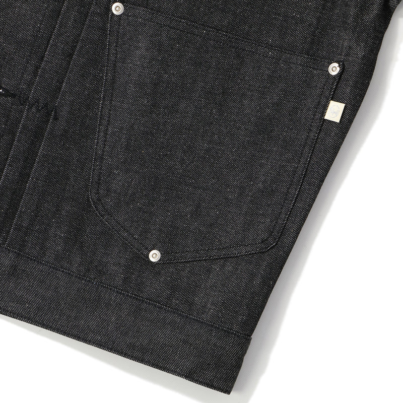 FAF（フェイク アス フラワーズ）/ OUTER（アウター）/ TYPE-2 5 Denim Jacket  Rigid商品 / Black