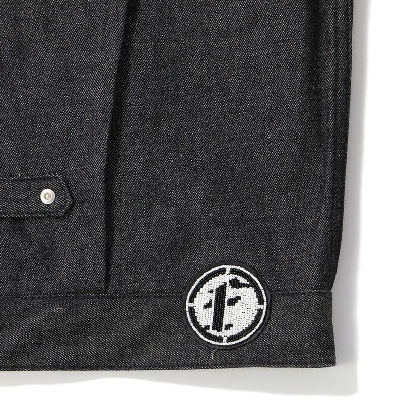 FAF（フェイク アス フラワーズ）/ OUTER（アウター）/ TYPE-2 5 Denim Jacket  Rigid商品 / Black