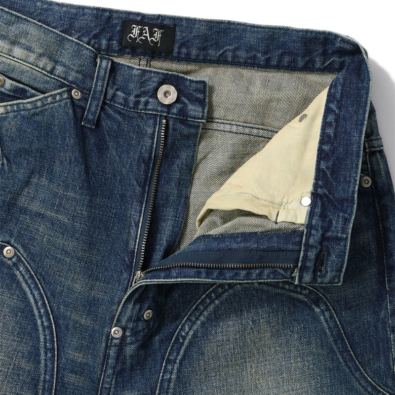 パンツ FAF NEWCOMMUNE Baggy Denim size 1 NEWCOMMUNE BAGGY DENIM PANTS｜FAF｜BOTTOMS（ボトムス）｜【公式通販