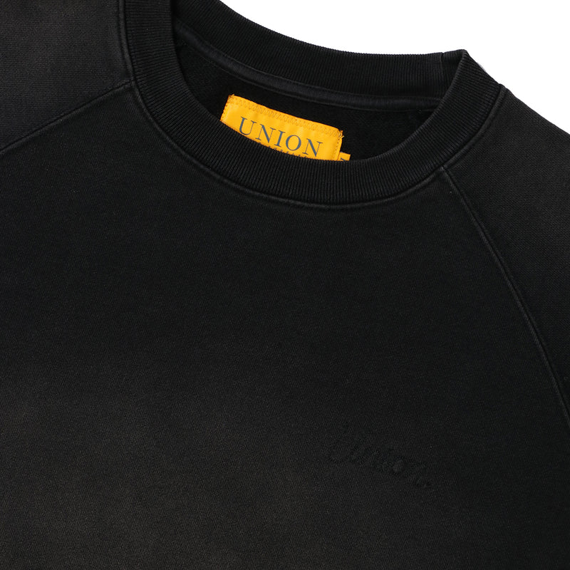 UNION ORIGINAL（ユニオンオリジナル）/ TOPS（トップス）/ FADED CREW SWEAT商品 / BLACK