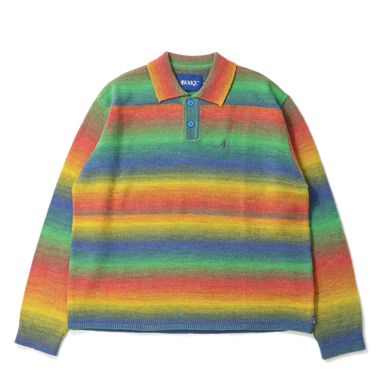 AWAKE NY（アウェイクニューヨーク）/ TOPS（トップス）/ KNIT POLO商品 / BROWN