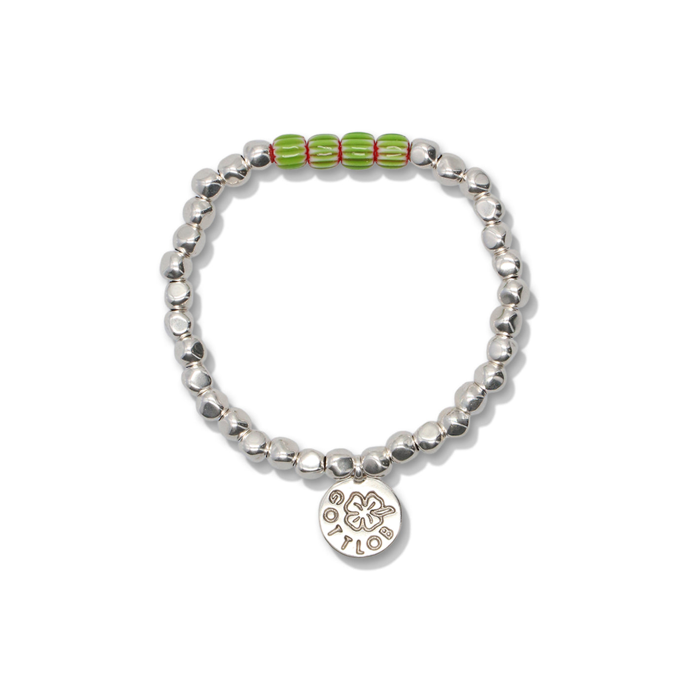 GOTTLOB WORLD クローバー ブレスレット GOTTLOB WORLD クローバー ブレスレット EDITION 4 SILVER｜GOTTLOB