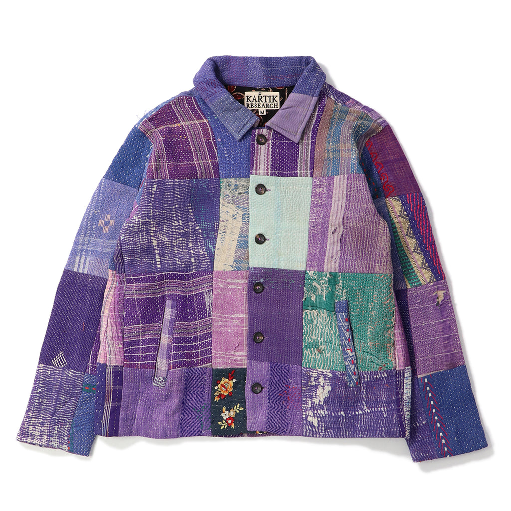 VINTAGE KANTHA PATCHWORK JACKET｜KARTIK RESEARCH｜OUTER