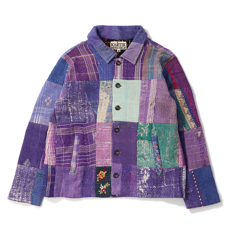 Kartik Research（）/ OUTER（アウター）/ Vintage Kantha Patchwork Jacket商品 / Upcycled Vintage Kantha1