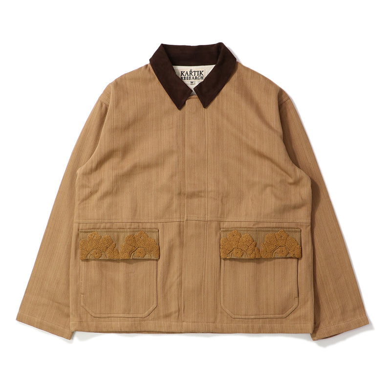 Kartik Research（）/ OUTER（アウター）/ Jodhpur Jacket商品 / Hand Embroidered Pocket Detail