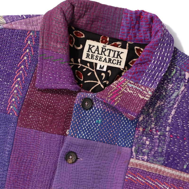 Kartik Research（）/ OUTER（アウター）/ Vintage Kantha Patchwork Jacket商品 / Upcycled Vintage Kantha1