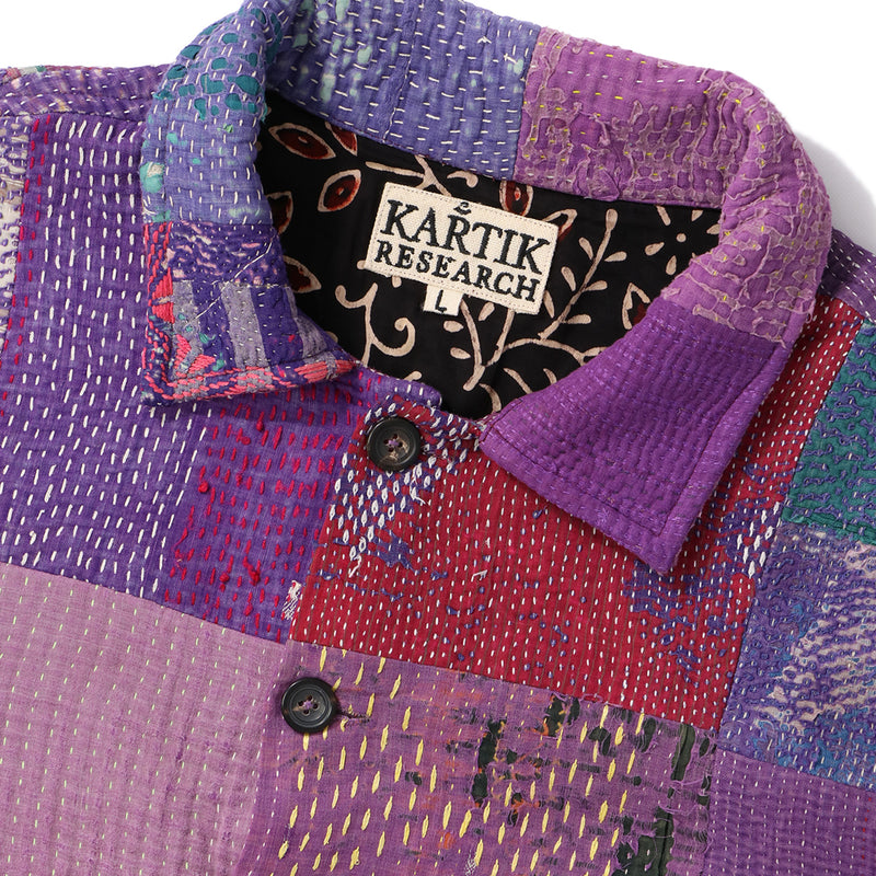 Kartik Research（）/ OUTER（アウター）/ Vintage Kantha Patchwork Jacket商品 / Upcycled Vintage Kantha1