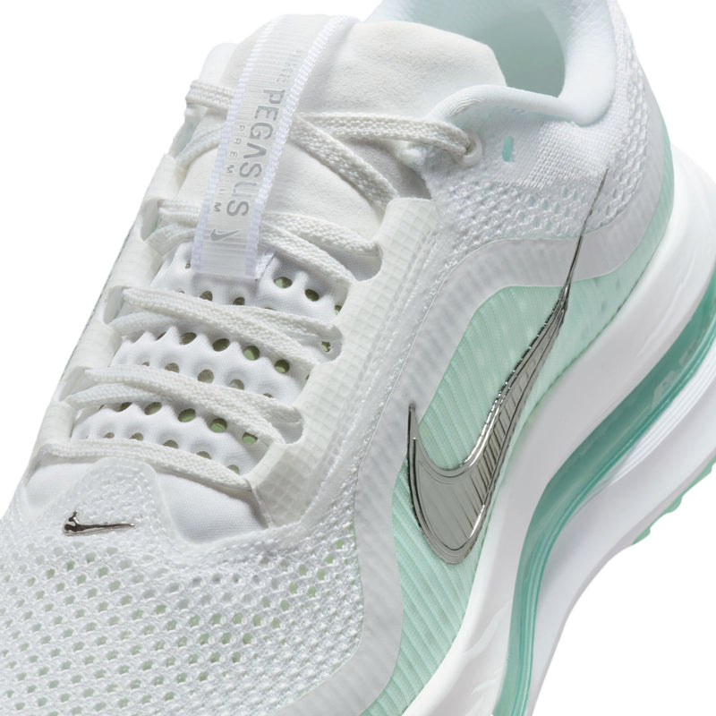 NIKE（ナイキ）/ SHOES（シューズ）/ Nike Pegasus Premium商品 / WHITE/METALLIC SILVER-MINT FOAM-CANNON