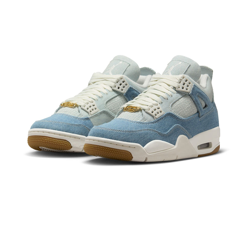 NIKE（ナイキ）/ SHOES（シューズ）/ Womens Air Jordan 4 Retro Tex商品 / SAIL/SAIL-GUM LIGHT BROWN-WORN BLUE