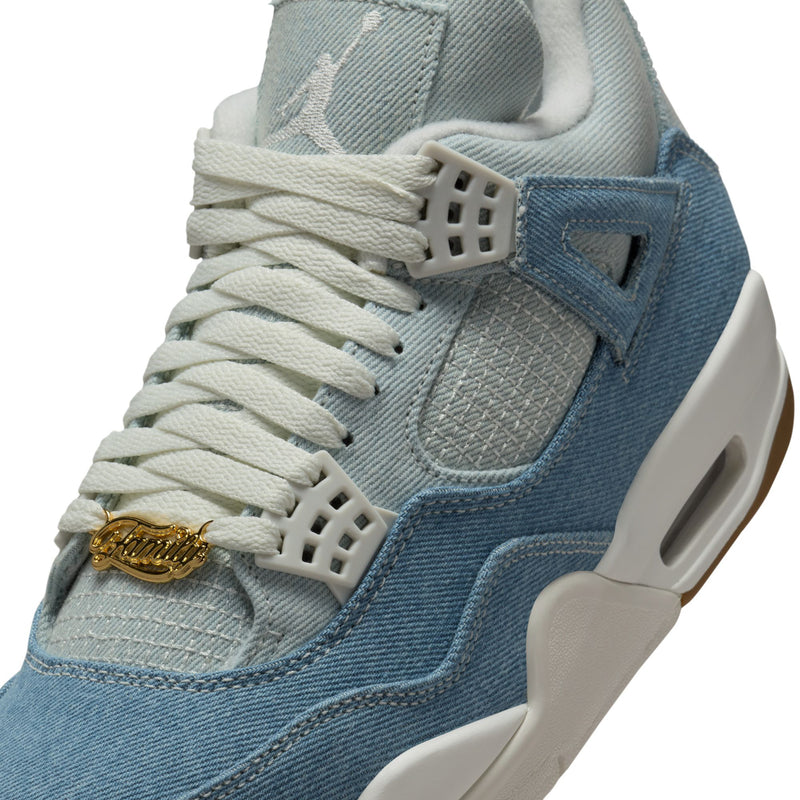 NIKE（ナイキ）/ SHOES（シューズ）/ Womens Air Jordan 4 Retro Tex商品 / SAIL/SAIL-GUM LIGHT BROWN-WORN BLUE