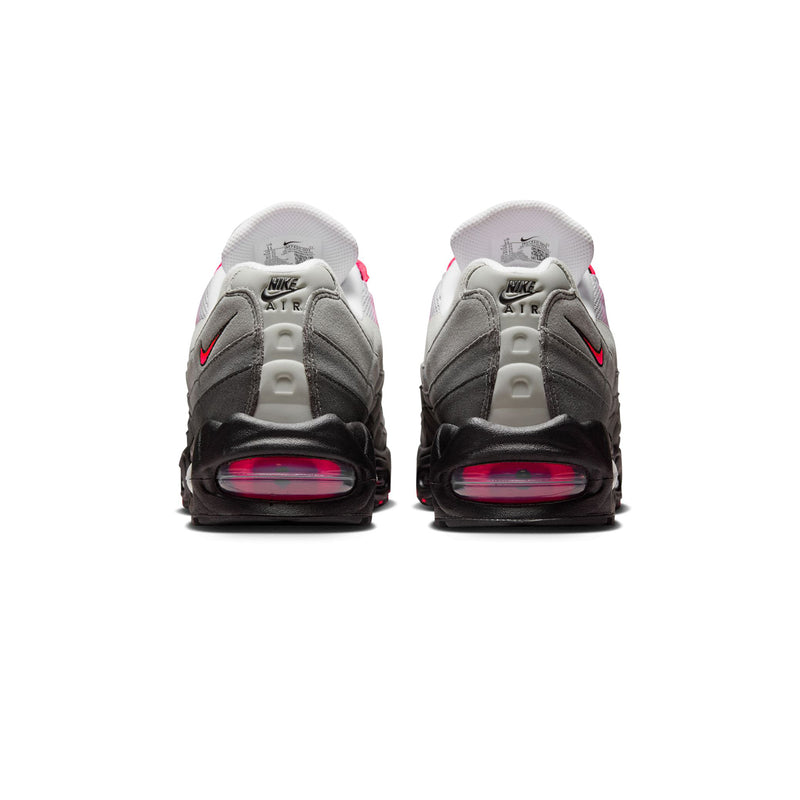 NIKE（ナイキ）/ SHOES（シューズ）/ NIKE AIR MAX 95 BIG BUBBLE商品 / BLACK/SOLAR RED-MEDIUM ASH-DK PEWTER-DUST-GRANITE
