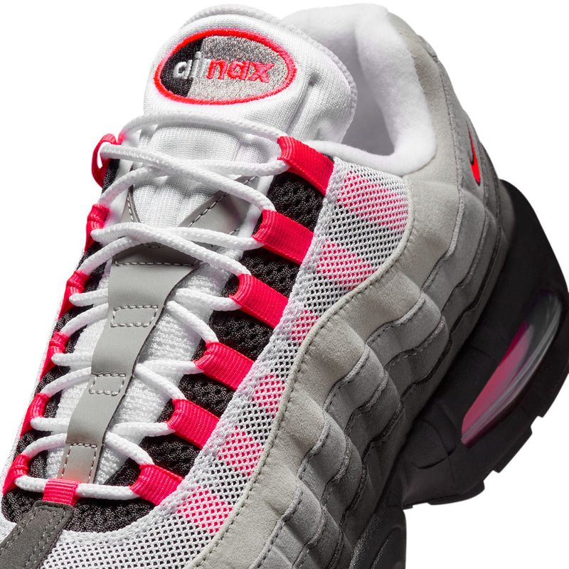 NIKE（ナイキ）/ SHOES（シューズ）/ NIKE AIR MAX 95 BIG BUBBLE商品 / BLACK/SOLAR RED-MEDIUM ASH-DK PEWTER-DUST-GRANITE