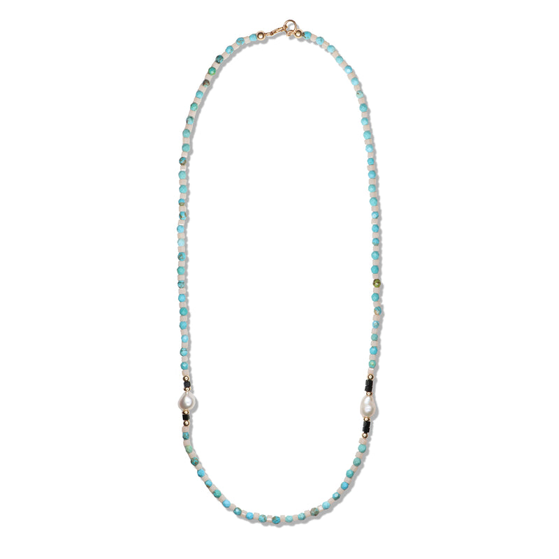 J Alxndra（ジェイ アレクサンドラ）/ ACCESSORIES（アクセサリー）/ Scout Turq Necklace商品 / cream-14k gold-turquiose