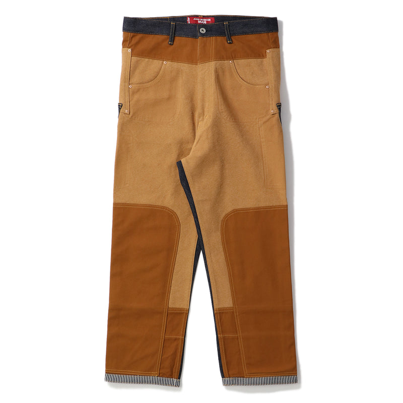JUNYA WATANABE MAN（ジュンヤワタナベマン）/ BOTTOMS（ボトムス）/ COTTON DENIM x COTTON CANVAS  LEVI'S PANTS商品 / Indigo x Camel