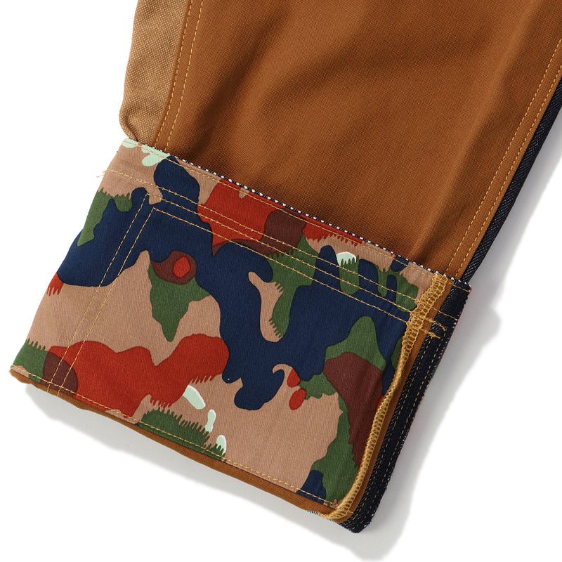JUNYA WATANABE MAN（ジュンヤワタナベマン）/ BOTTOMS（ボトムス）/ COTTON DENIM x COTTON CANVAS  LEVI'S PANTS商品 / Indigo x Camel