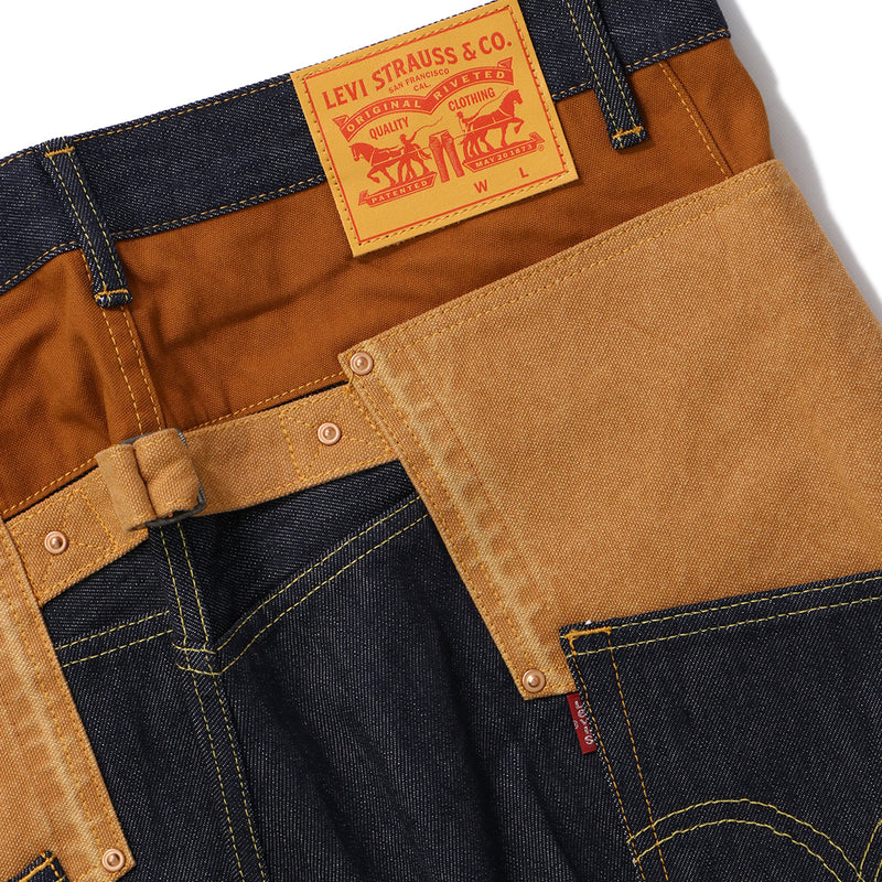 JUNYA WATANABE MAN（ジュンヤワタナベマン）/ BOTTOMS（ボトムス）/ COTTON DENIM x COTTON CANVAS  LEVI'S PANTS商品 / Indigo x Camel