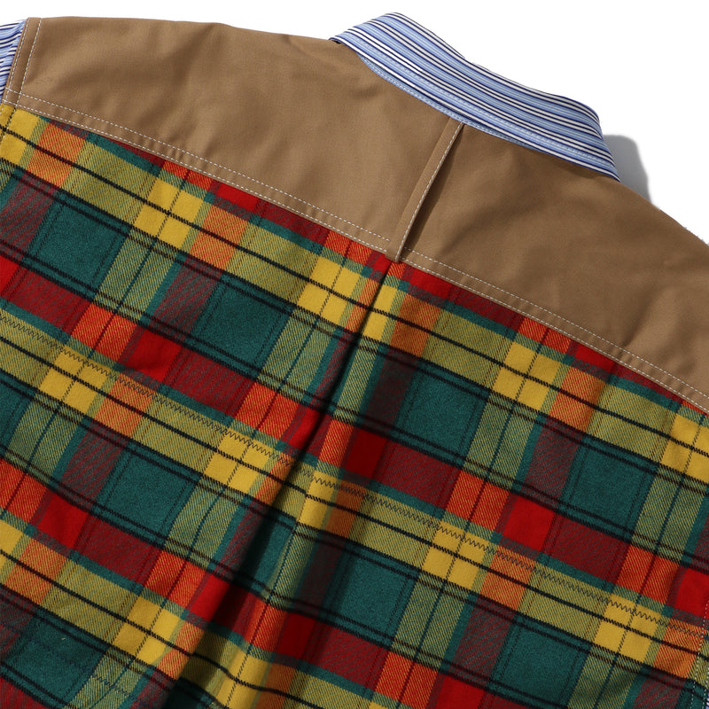 JUNYA WATANABE MAN(ジュンヤワタナベマン)｜Cotton broad stripe x tartancheck(コントンブロードストライプタータンチェック)｜【公式通販 UNIONT TOKYO】｜ユニオントーキョー
