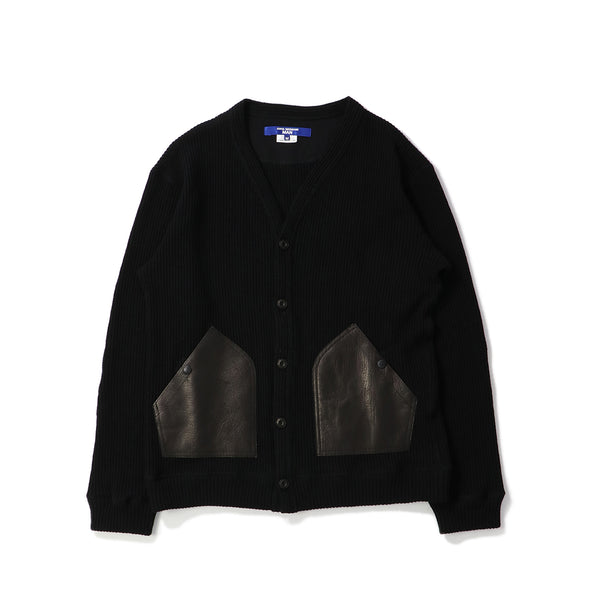 JUNYA WATANABE MAN(ジュンヤワタナベマン)｜COTTON RIB x LEATHER SWEATER(コットンリブレザーセーター)｜【公式通販 UNION TOKYO】｜ユニオントーキョー