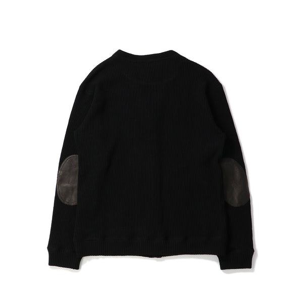 JUNYA WATANABE MAN(ジュンヤワタナベマン)｜COTTON RIB x LEATHER SWEATER(コットンリブレザーセーター)｜【公式通販 UNION TOKYO】｜ユニオントーキョー