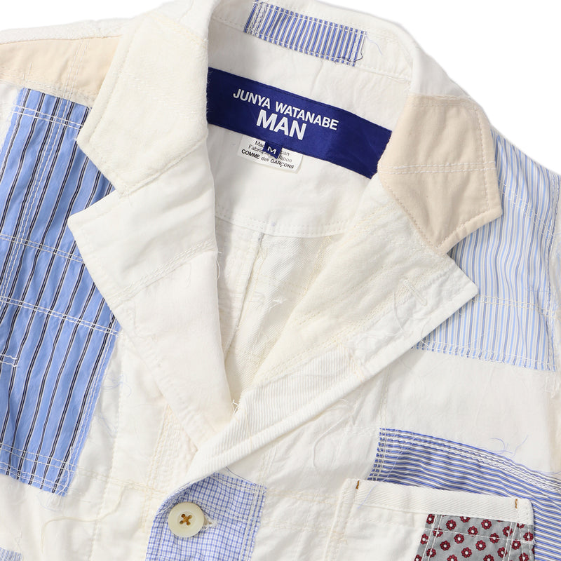 JUNYA WATANABE MAN(ジュンヤワタナベマン)｜COTTON LINEN TWILL x LINEN OX x MULTI MATERIAL MIX JACKET(コットンリネンツウィルマテリアルミックスジャケット)｜【公式通販 UNION TOKYO】｜ユニオントーキョー