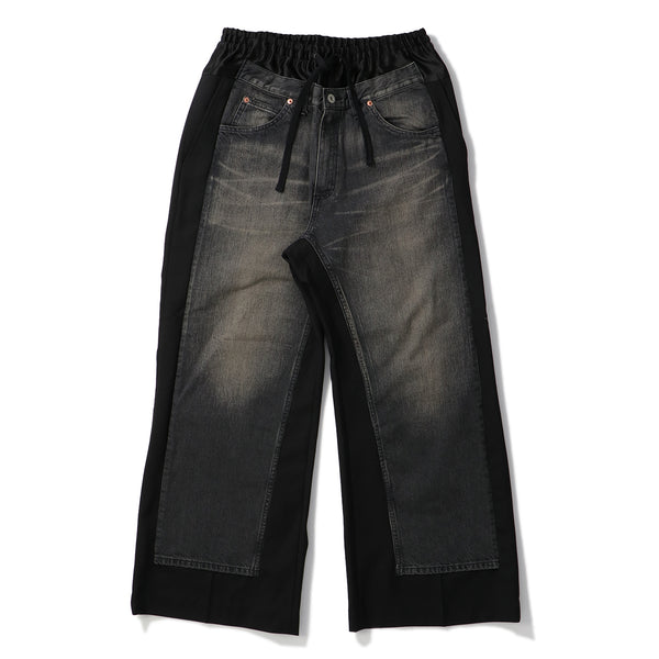 COTTON DENIM X WOOL POLYESTER PANTS｜JUNYA WATANABE MAN