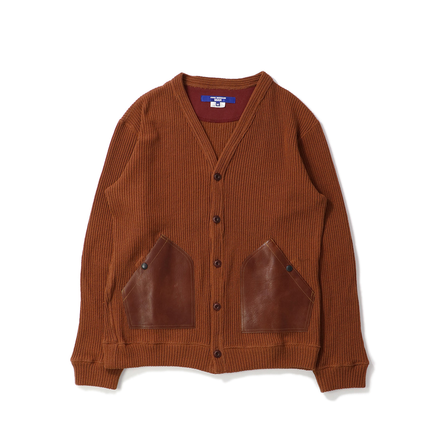 うなさま COTTON RIB X LEATHER SWEATER｜JUNYA WATANABE MAN｜TOPS