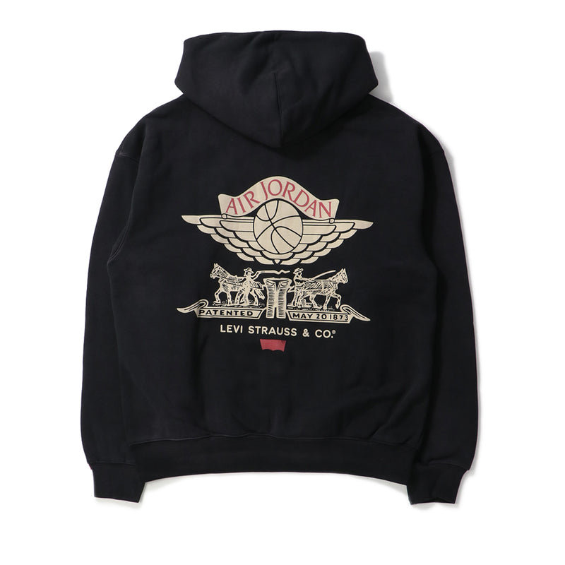 トップス AK Nike Jordan LEVI'S Zip Hoodie XL Air Jordan X Levi's Full Zip Up Hoodie Black IM6734-010 (Size
