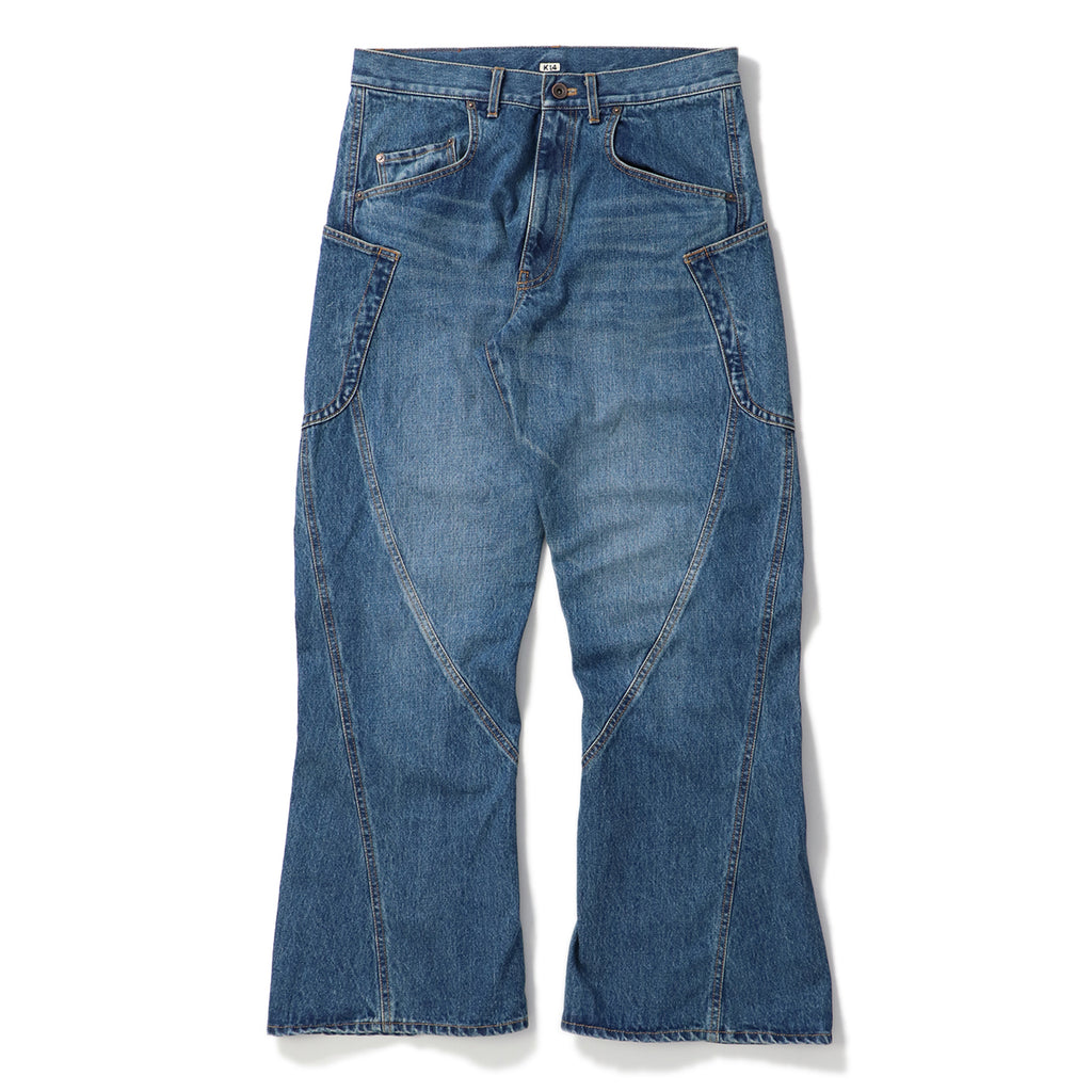 3D CUTTING DENIM PANTS｜KHOKI｜BOTTOMS（ボトムス）｜【公式通販