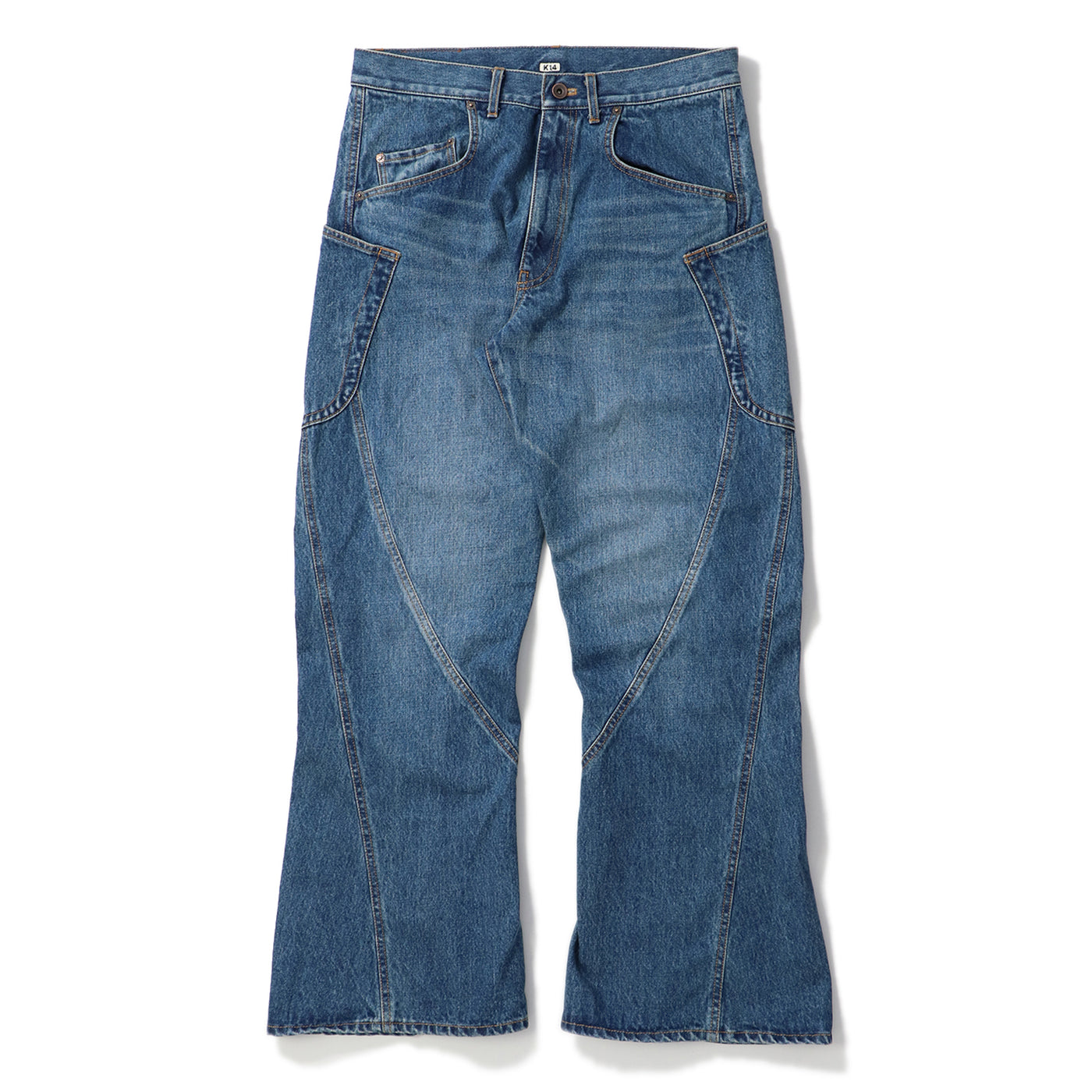 3D CUTTING DENIM PANTS｜KHOKI｜BOTTOMS（ボトムス）｜【公式通販