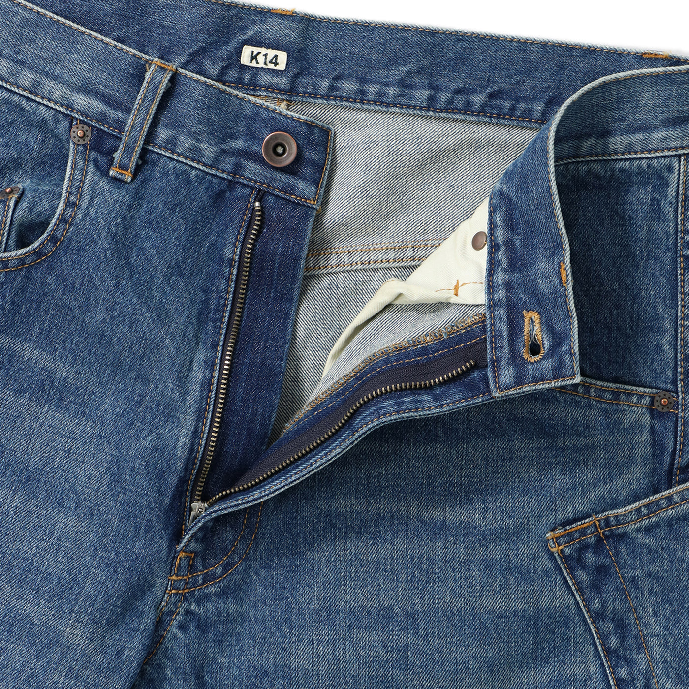 3D CUTTING DENIM PANTS｜KHOKI｜BOTTOMS（ボトムス）｜【公式通販