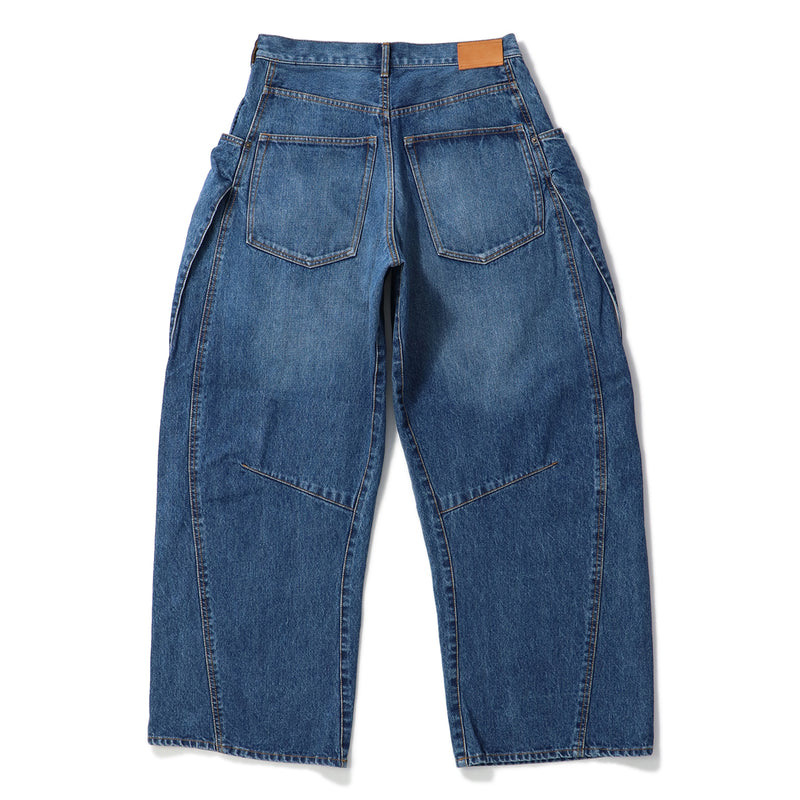 3D CUTTING DENIM PANTS｜KHOKI｜BOTTOMS（ボトムス）｜【公式通販