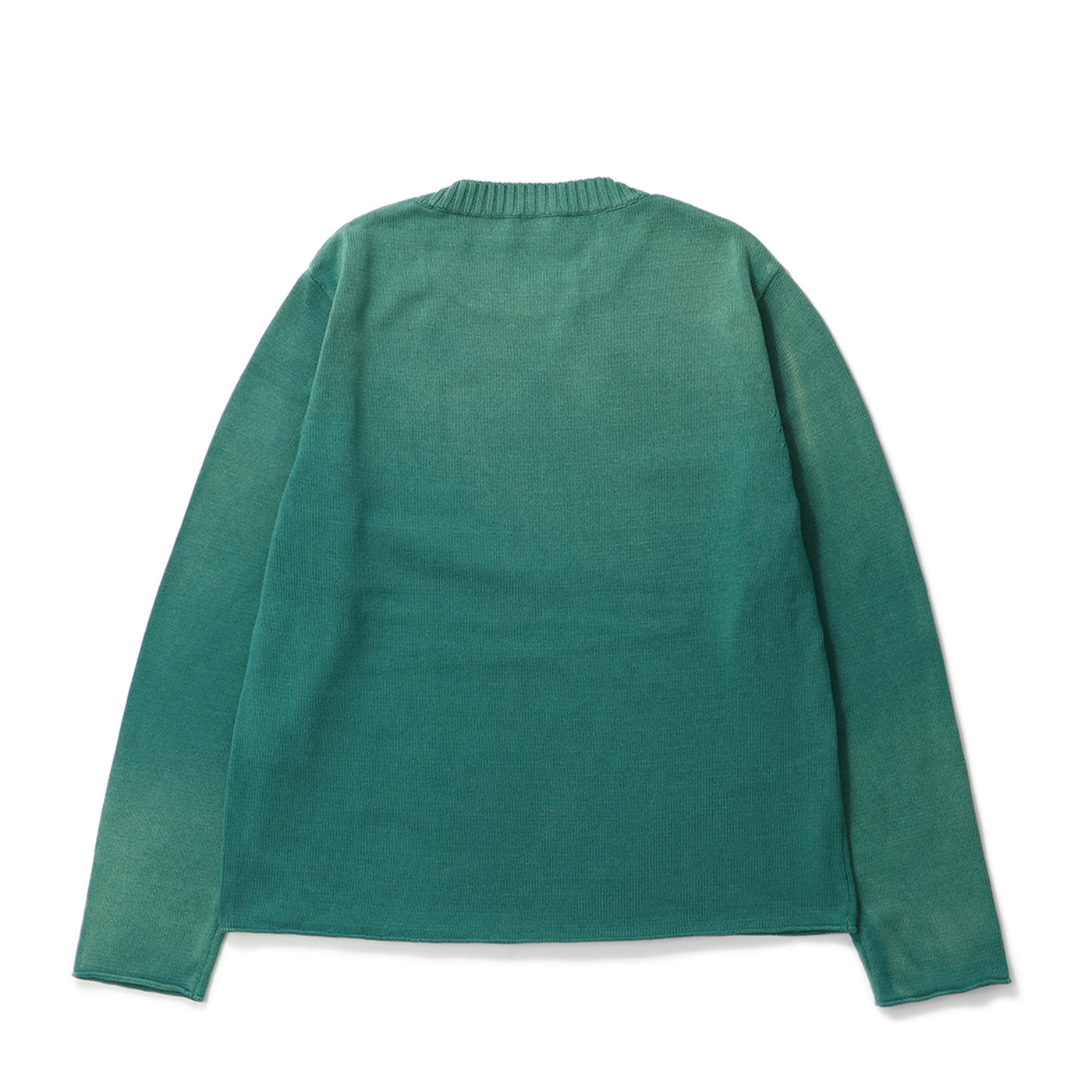 VINTAGE-EFFECT COTTON KNIT PULLOVER｜KHOKI｜TOPS（トップス