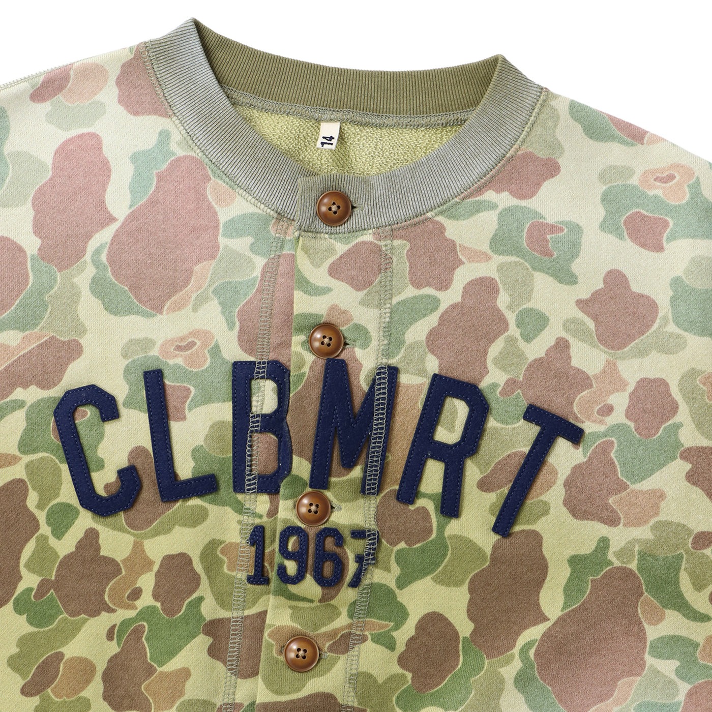 CAMO SWEAT CARDIGAN｜KHOKI｜TOPS（トップス）｜【公式通販 UNION 