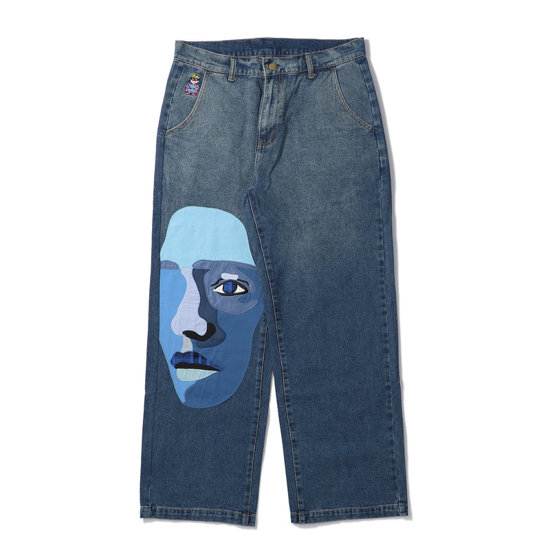 KidSuper(キッドスーパー)｜Blue Face Jeans(ブルーフェイスジーンズ)｜【公式通販 UNIONT TOKYO】｜ユニオントーキョー